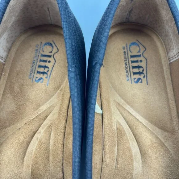 Cliffs by White Mountain Womens C30525 Dallis Black Slip On Size 8.5 M Loafers - Picture 5 of 11